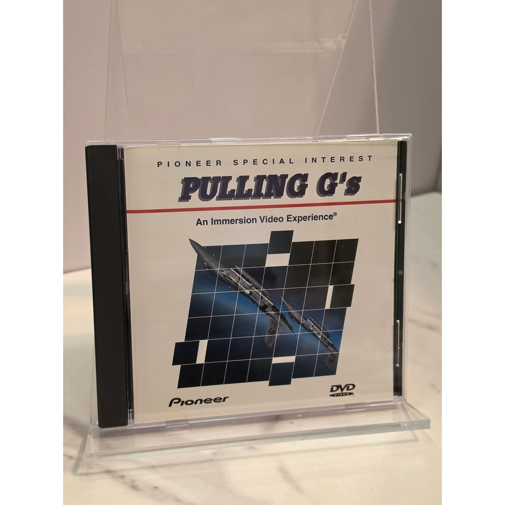 Pioneer Pulling G's An Immersion Video Experience DVD 1998 Aviation Military Jet